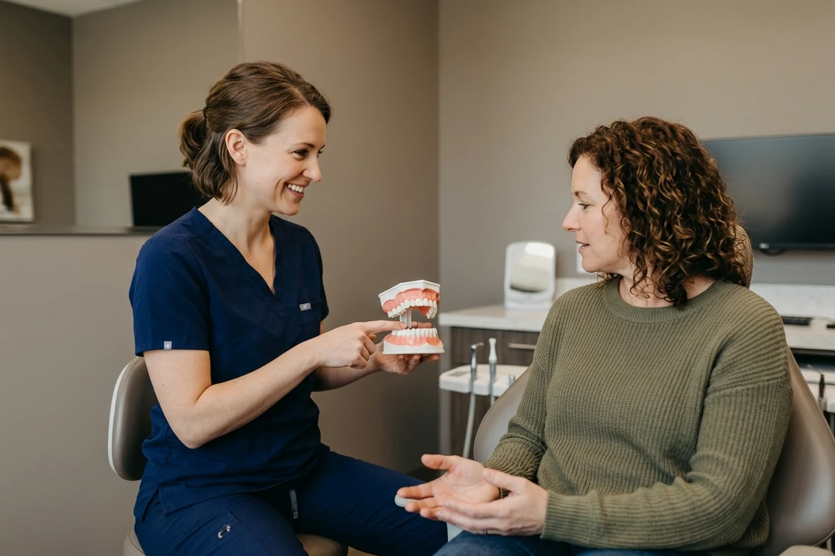 Consulta dental sobre el dentista en Columbia, PA